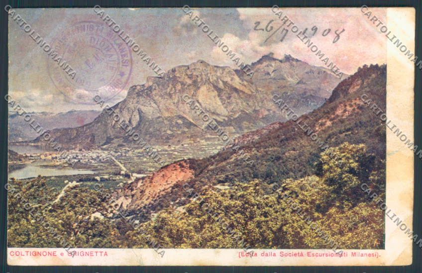 Lecco Grignetta cartolina LQ5042 – fronte