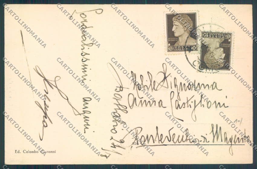 Lecco Grignetta cartolina LQ5045 – retro