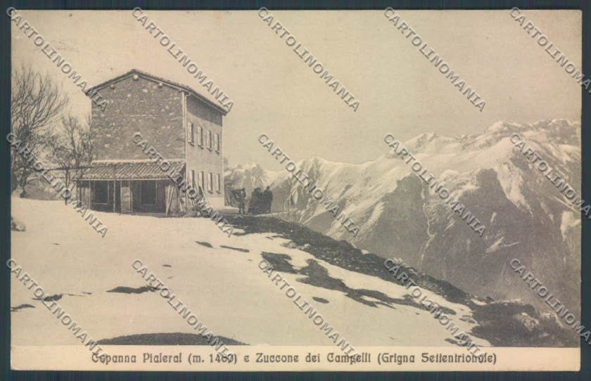 Lecco Campelli Rifugio CAI Nevicata cartolina LQ5108 – fronte