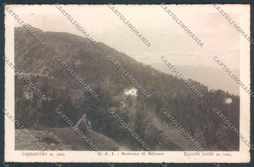 Lecco Introzzo Roccoli Lorla CAI cartolina LQ5114 – fronte