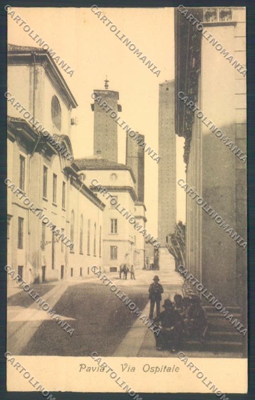 Pavia Città ABRASA cartolina LQ5161 – fronte