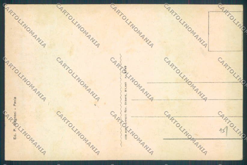 Pavia Città Caserma cartolina LQ5163 – retro