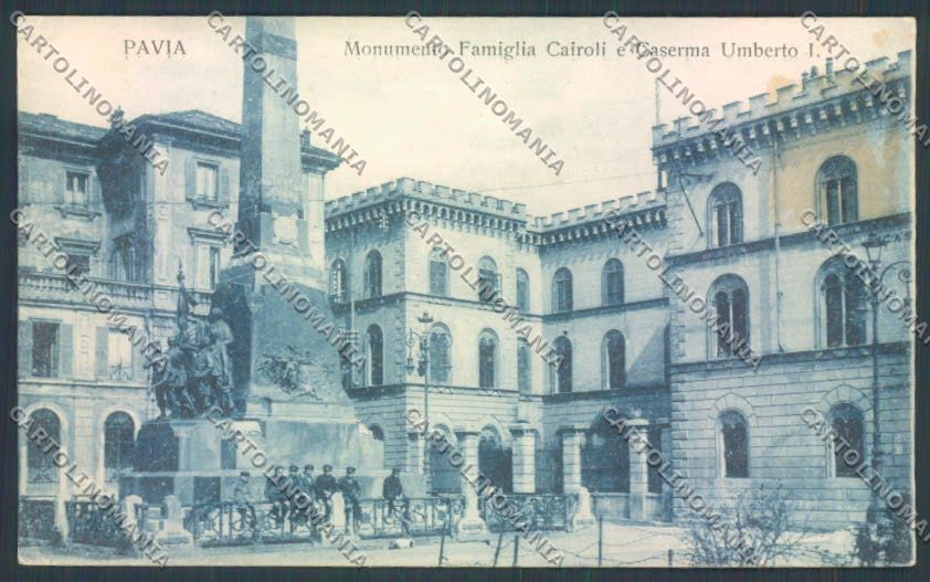Pavia Città Caserma MACCHIA cartolina LQ5177 – fronte