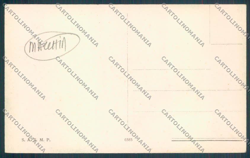 Pavia Città Caserma MACCHIA cartolina LQ5177 – retro