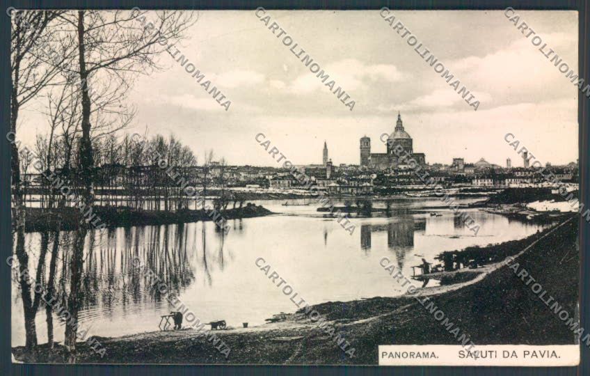 Pavia Città Saluti da PIEGHE Foto cartolina LQ5180 – fronte