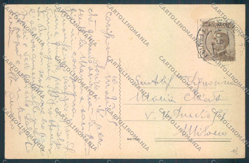 Pavia Salice Terme cartolina LQ5193 – retro