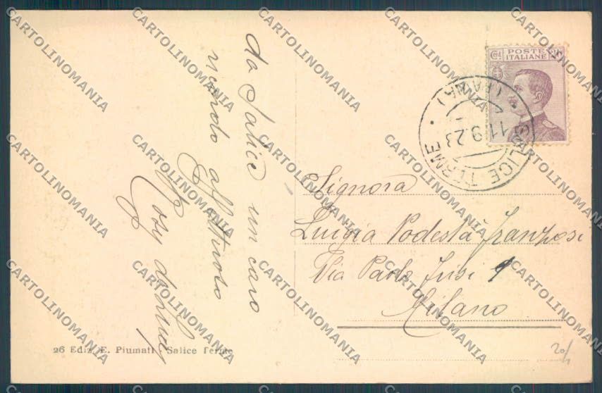 Pavia Salice Terme cartolina LQ5222 – retro
