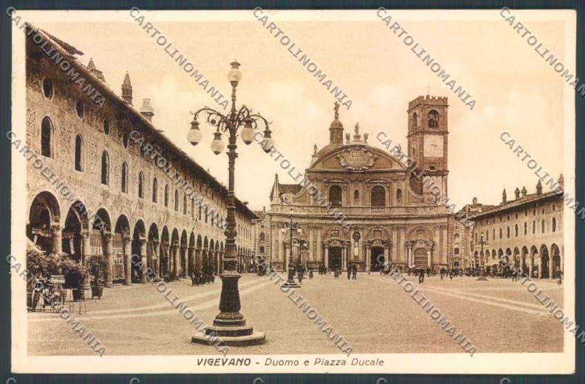 Pavia Vigevano cartolina LQ5228 – fronte