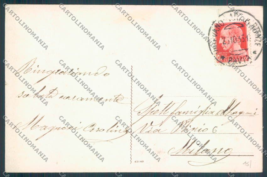 Pavia Vigevano cartolina LQ5228 – retro
