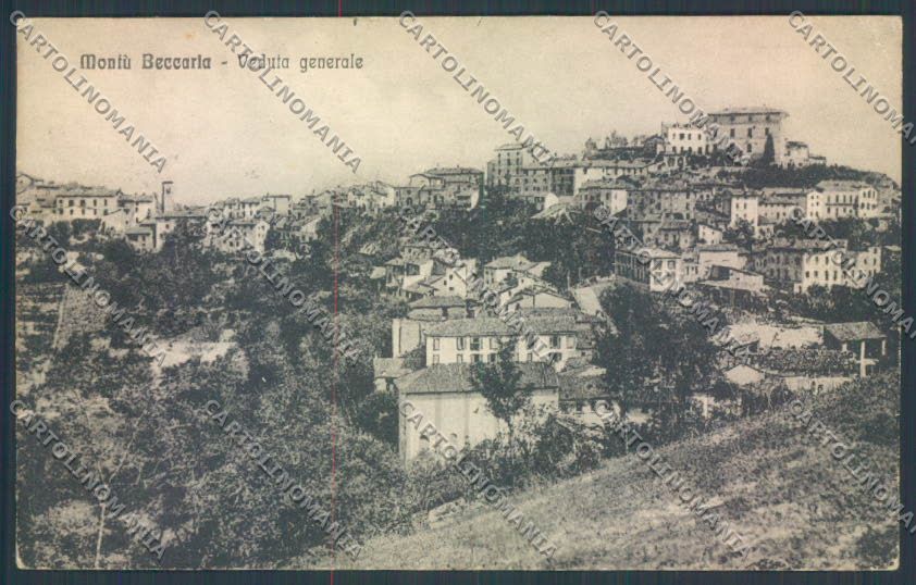 Pavia Montù Beccaria PIEGHINE cartolina LQ5254 – fronte
