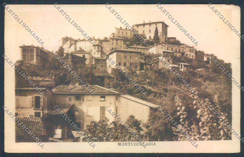 Pavia Montù Beccaria ABRASA TRACCE UMIDO cartolina LQ5256 – fronte