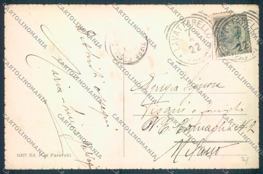 Pavia Zavattarello cartolina LQ5260 – retro