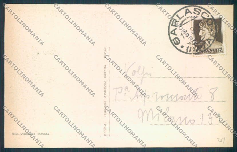 Pavia Garlasco cartolina LQ5272 – retro