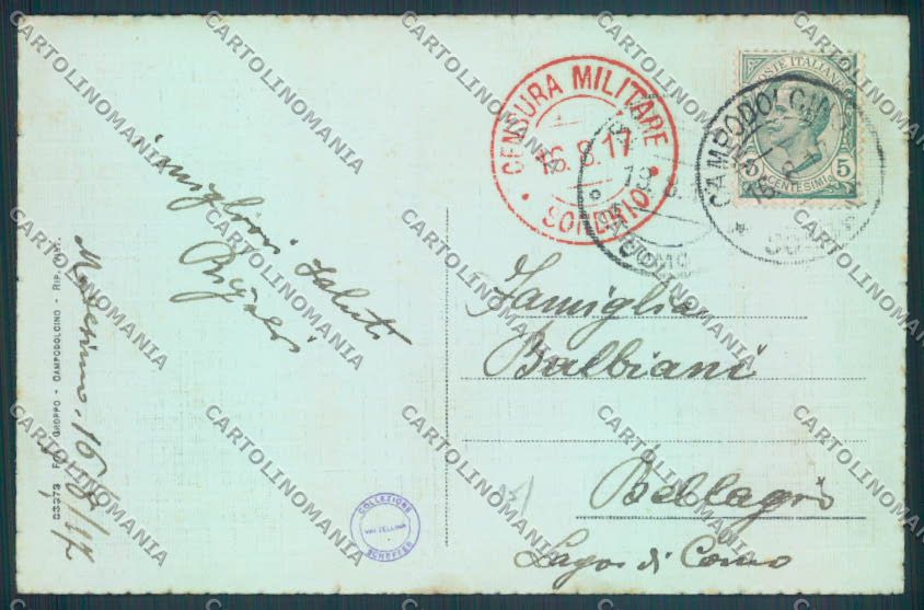 Sondrio Madesimo cartolina LQ5278 – retro