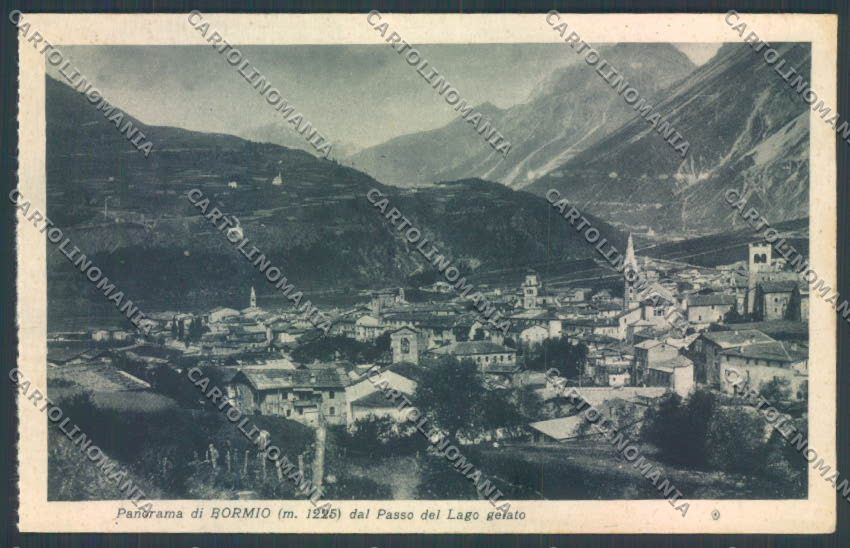 Sondrio Bormio cartolina LQ5313 – fronte