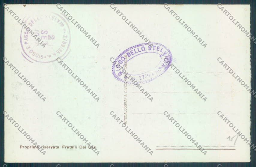 Sondrio Bormio cartolina LQ5313 – retro