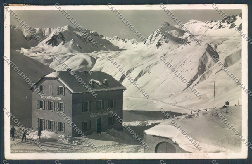 Sondrio Passo dello Stelvio Nevicata Sci Foto cartolina LQ5320 – fronte