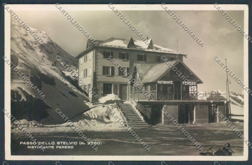 Sondrio Passo dello Stelvio Nevicata Foto cartolina LQ5321 – fronte