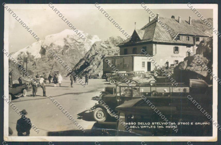 Sondrio Passo dello Stelvio PIEGA Foto cartolina LQ5322 – fronte