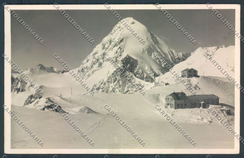 Sondrio Santa Caterina Valfurva Rifugio Nevicata Foto cartolina LQ5335 – fronte