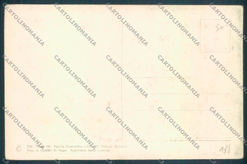 Sondrio Val Masima Nevicata Sci cartolina LQ5336 – retro