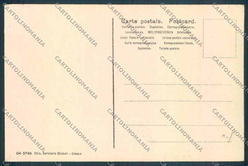 Brescia Città cartolina LQ5350 – retro