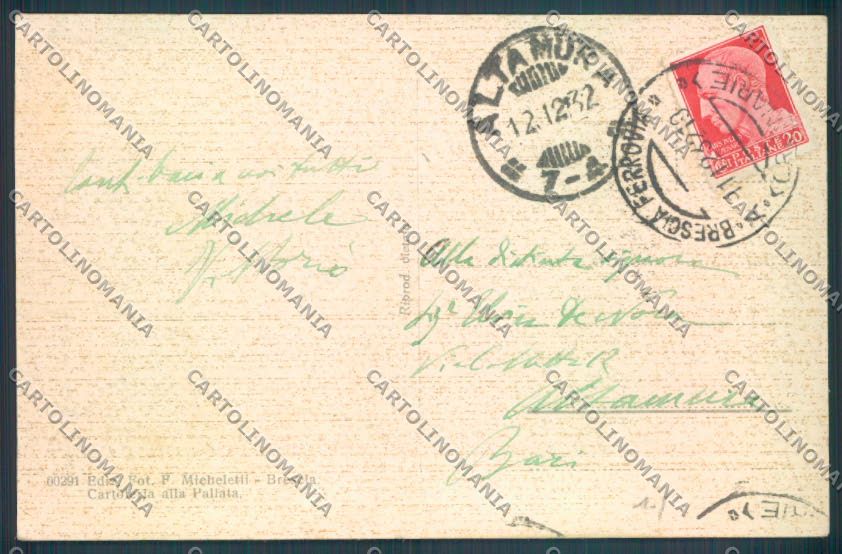 Brescia Città cartolina LQ5353 – retro