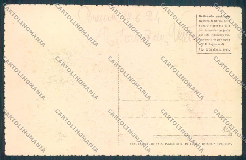 Brescia Città cartolina LQ5397 – retro