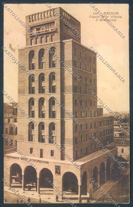 Brescia Città PIEGA cartolina LQ5404 – fronte