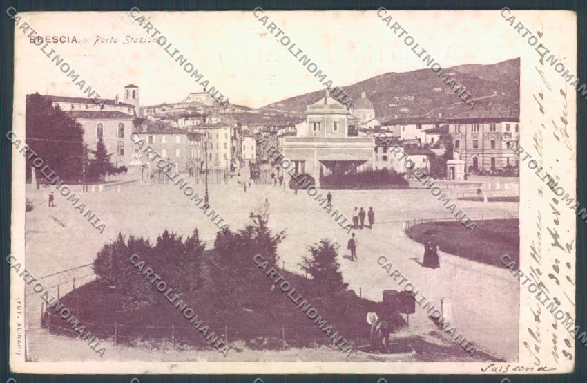Brescia Città PIEGA cartolina LQ5414 – fronte