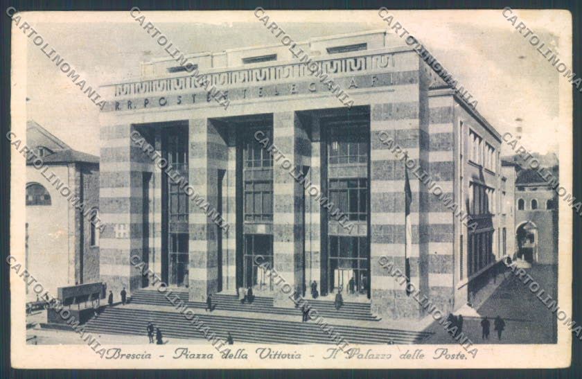 Brescia Città Poste ABRASA cartolina LQ5419 – fronte