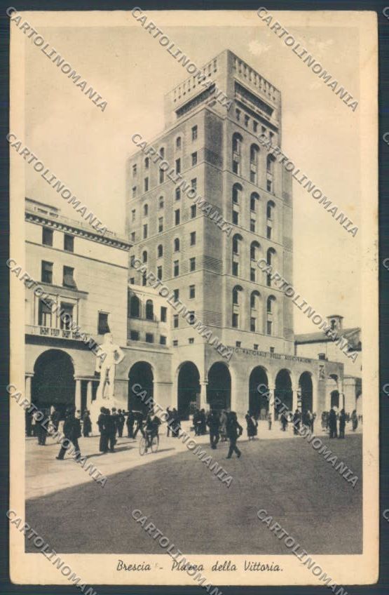 Brescia Città ABRASA cartolina LQ5425 – fronte
