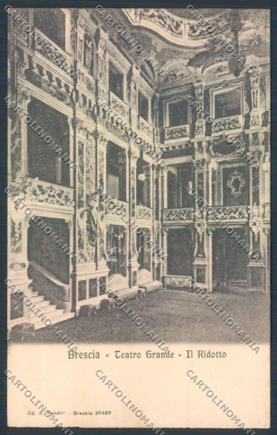 Brescia Città Teatro ABRASA cartolina LQ5426 – fronte