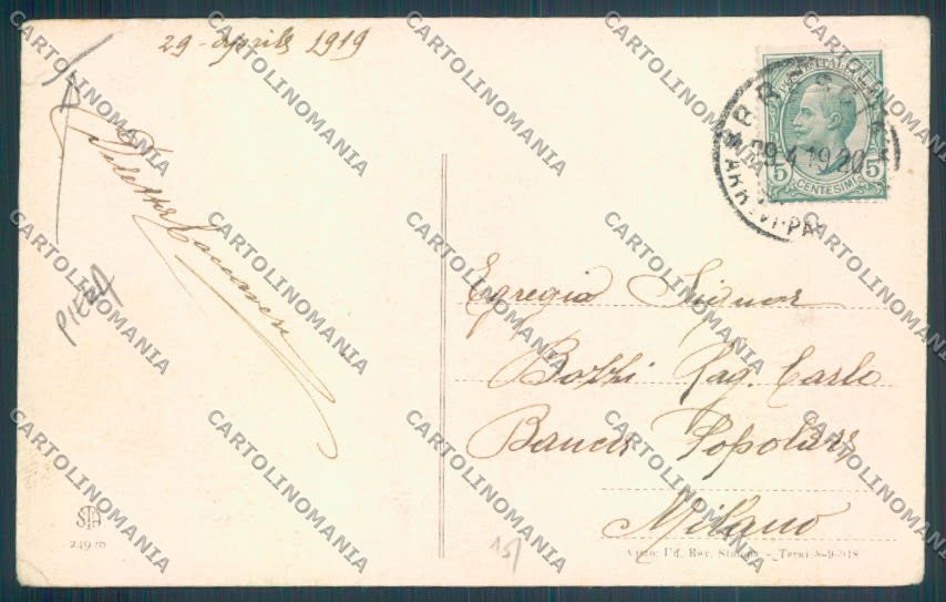 Brescia Città PIEGA cartolina LQ5436 – retro
