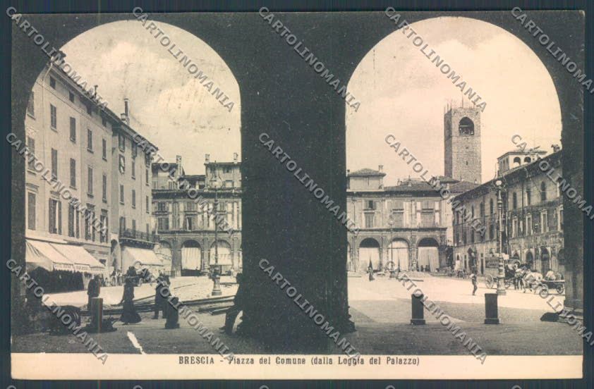 Brescia Città PIEGA cartolina LQ5450 – fronte