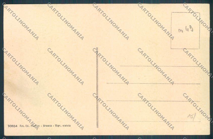 Brescia Città Caserma cartolina LQ5454 – retro