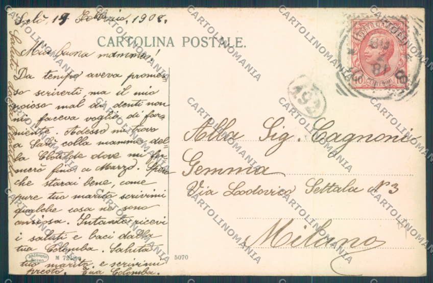 Brescia Salò cartolina LQ5480 – retro
