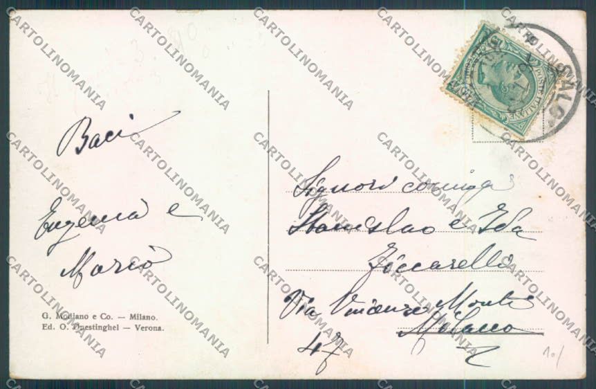 Brescia Salò cartolina LQ5486 – retro