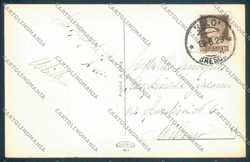 Brescia Salò cartolina LQ5488 – retro