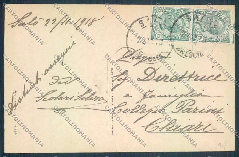 Brescia Salò cartolina LQ5497 – retro