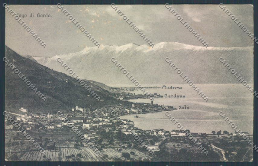Brescia Salò PIEGHINA cartolina LQ5504 – fronte
