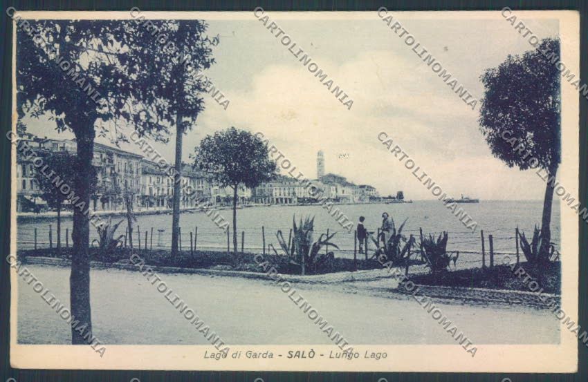 Brescia Salò PIEGHINE cartolina LQ5526 – fronte