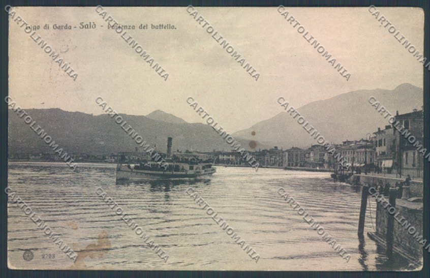Brescia Salò Battello cartolina LQ5527 – fronte