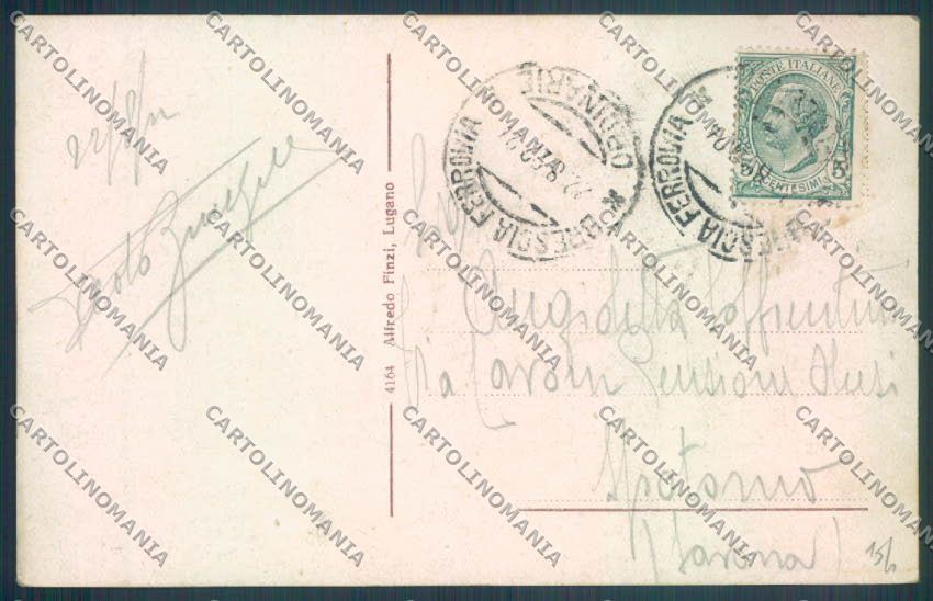 Brescia Salò Barca cartolina LQ5531 – retro