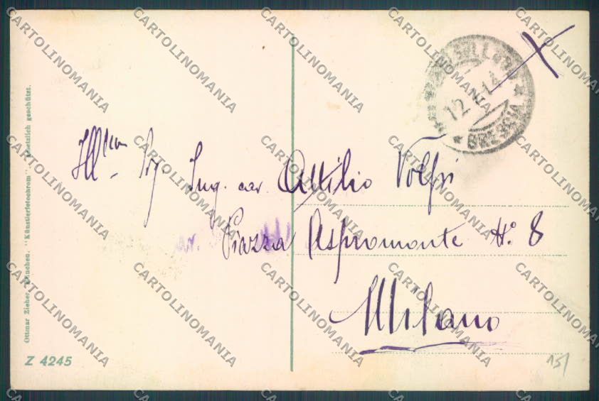 Brescia Salò Barca cartolina LQ5533 – retro