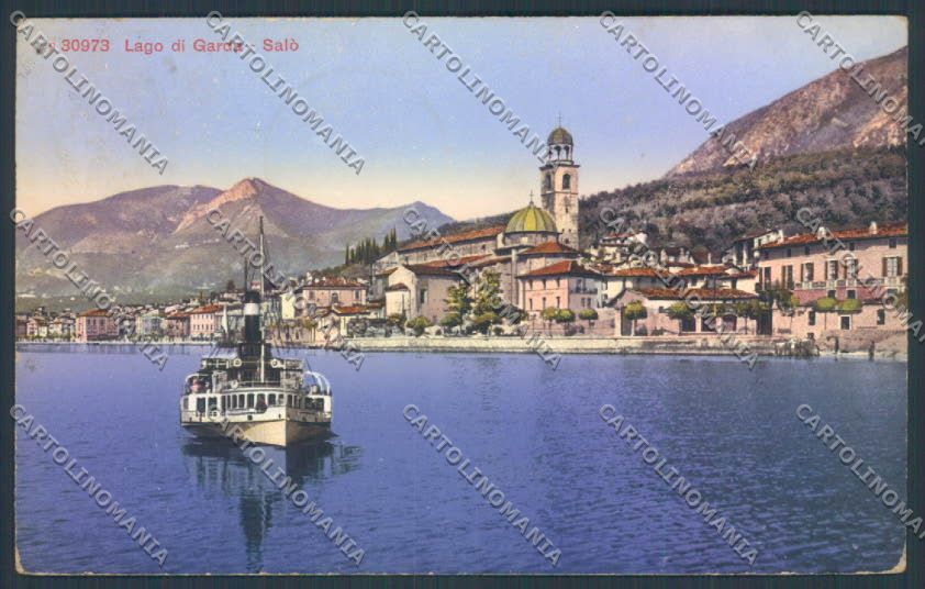Brescia Salò Battello cartolina LQ5537 – fronte