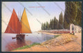 Brescia Salò Barca cartolina LQ5538 – fronte