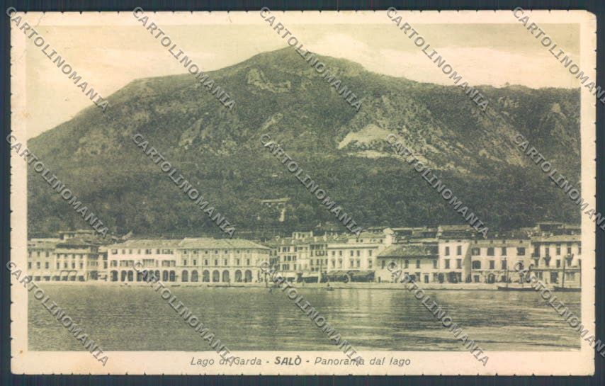 Brescia Salò PIEGHINA cartolina LQ5546 – fronte