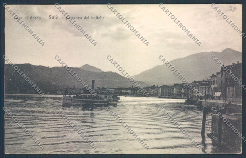 Brescia Salò Battello cartolina LQ5553 – fronte
