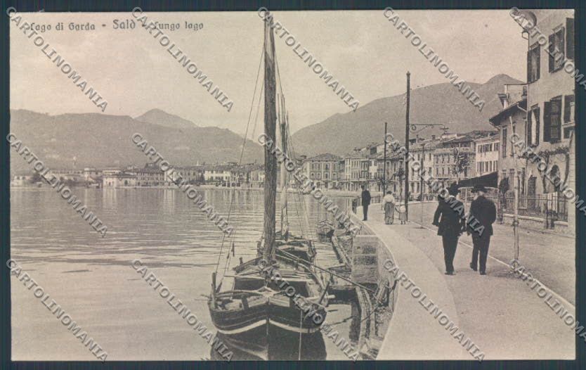 Brescia Salò Barca cartolina LQ5555 – fronte